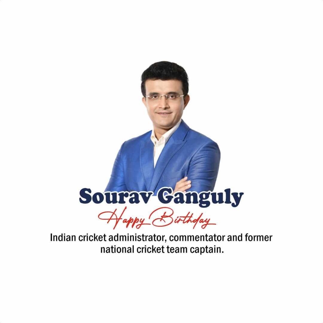 Sourav Ganguly Birthday poster 32
