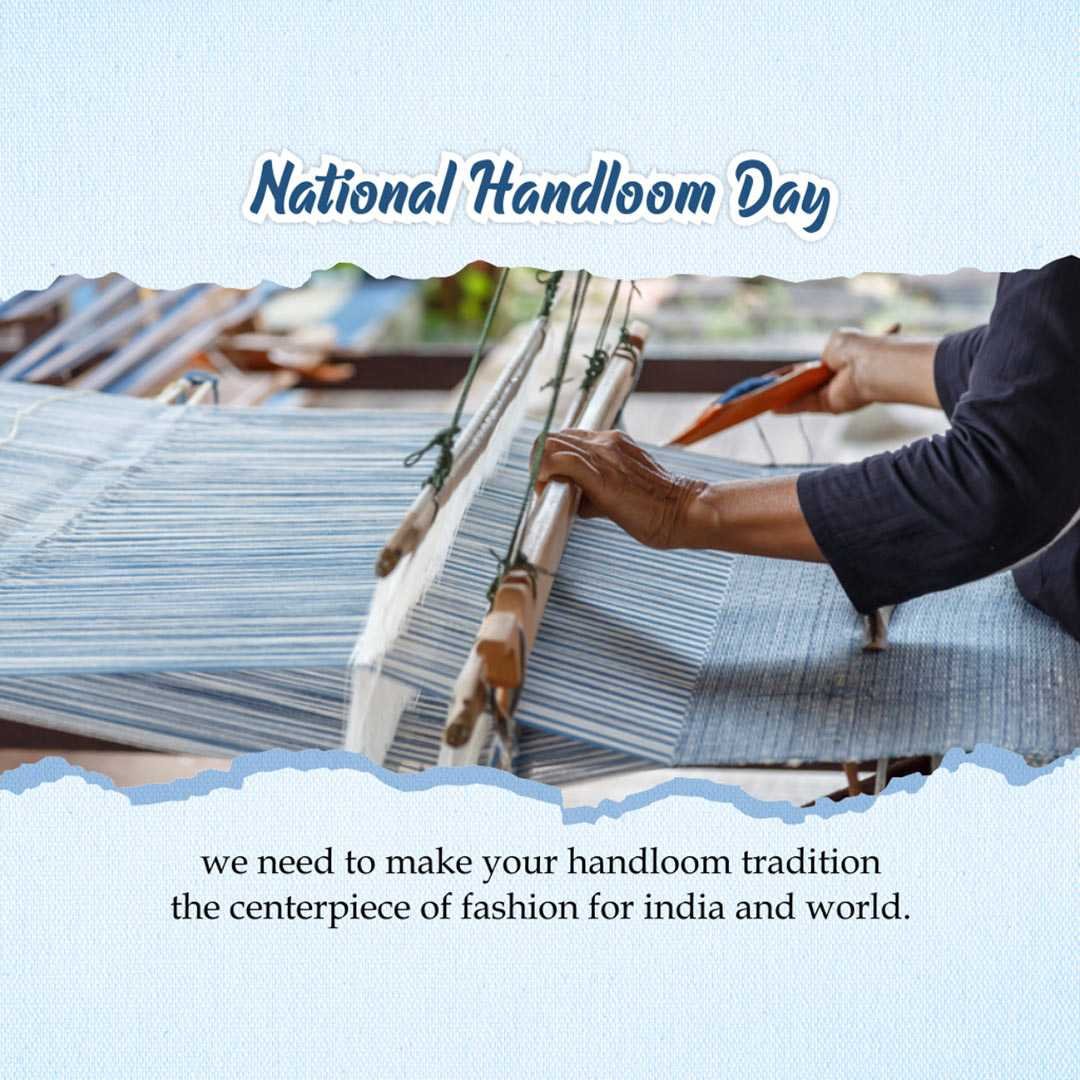 National Handloom Day poster 65