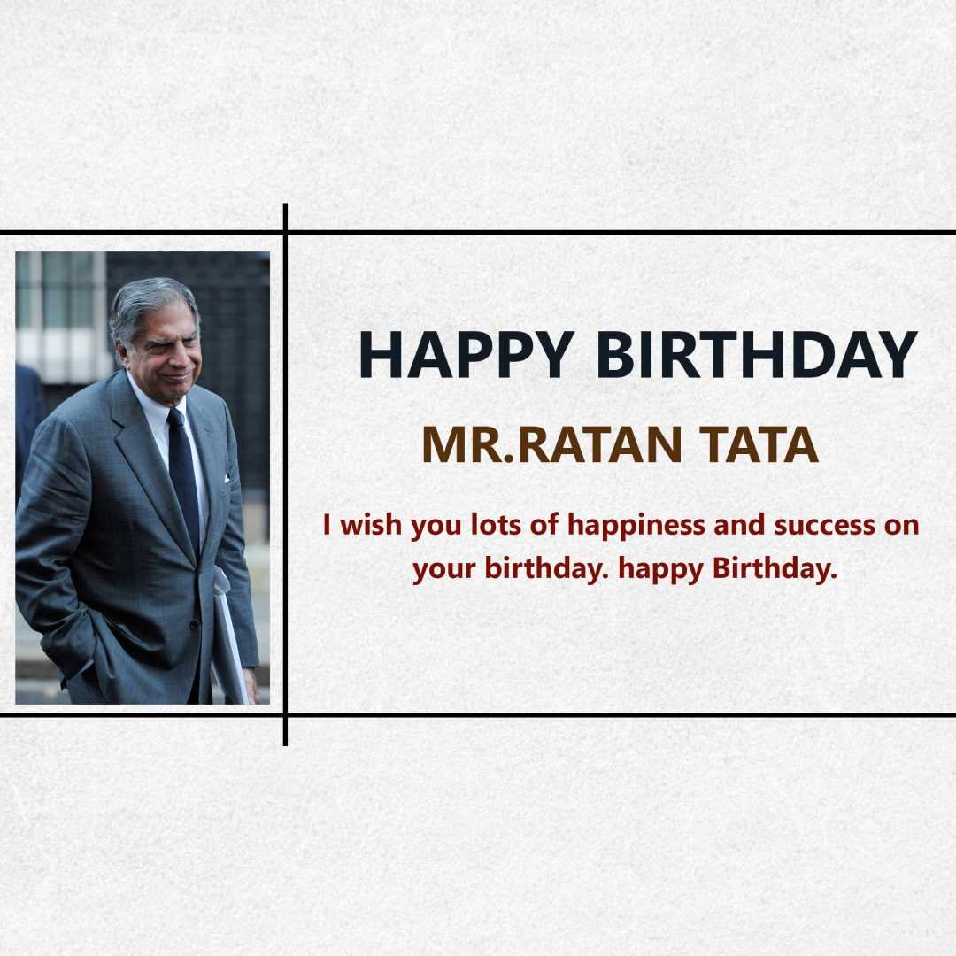Ratan Tata Happy Birthday poster 23
