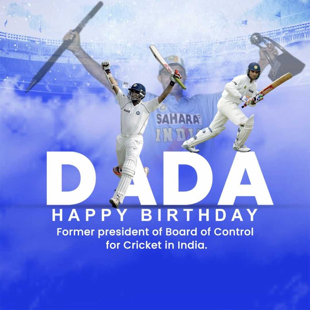 Sourav Ganguly Birthday poster 31