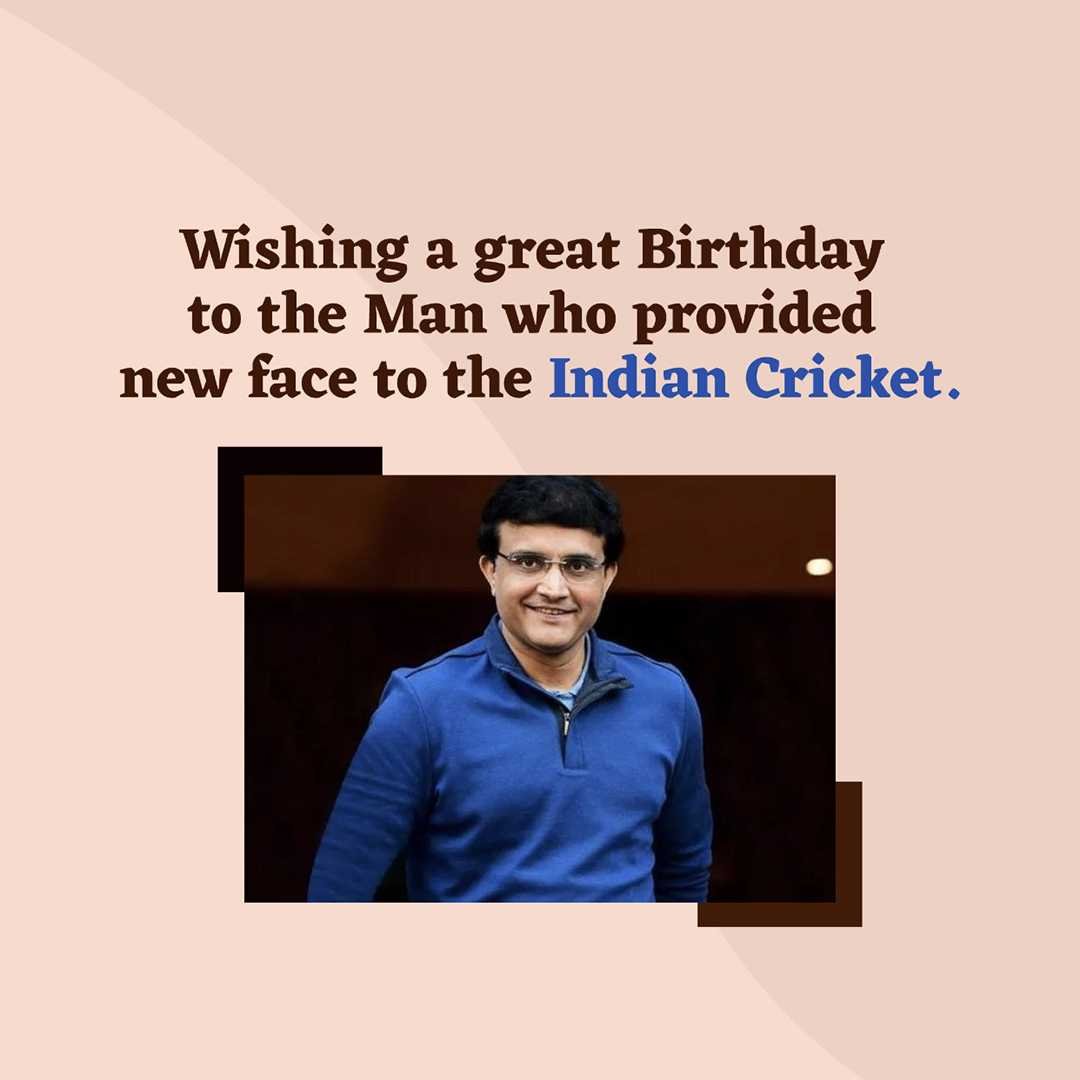 Sourav Ganguly Birthday पोस्टर 50