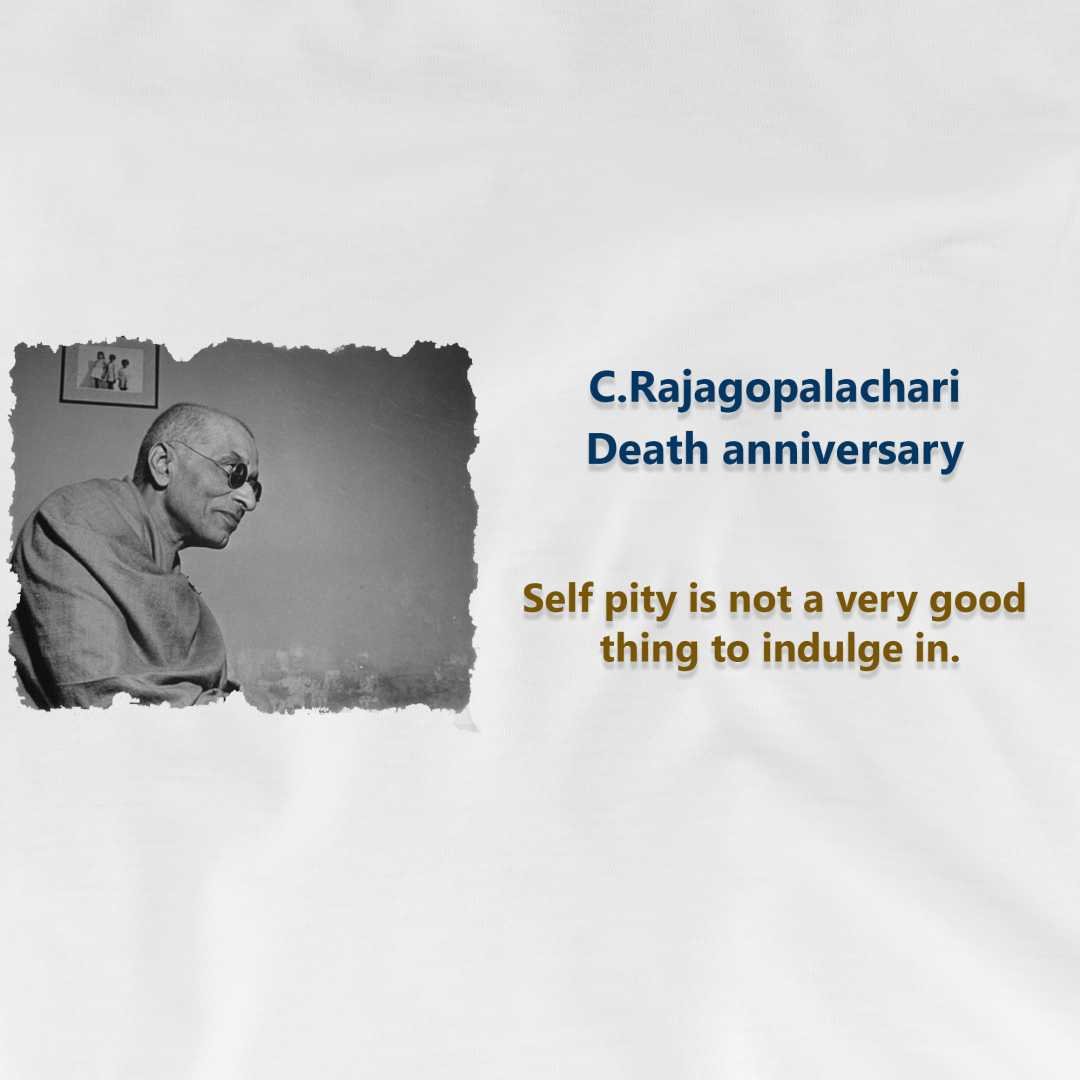 C.rjagopalachari Death Anniversary पोस्टर 19