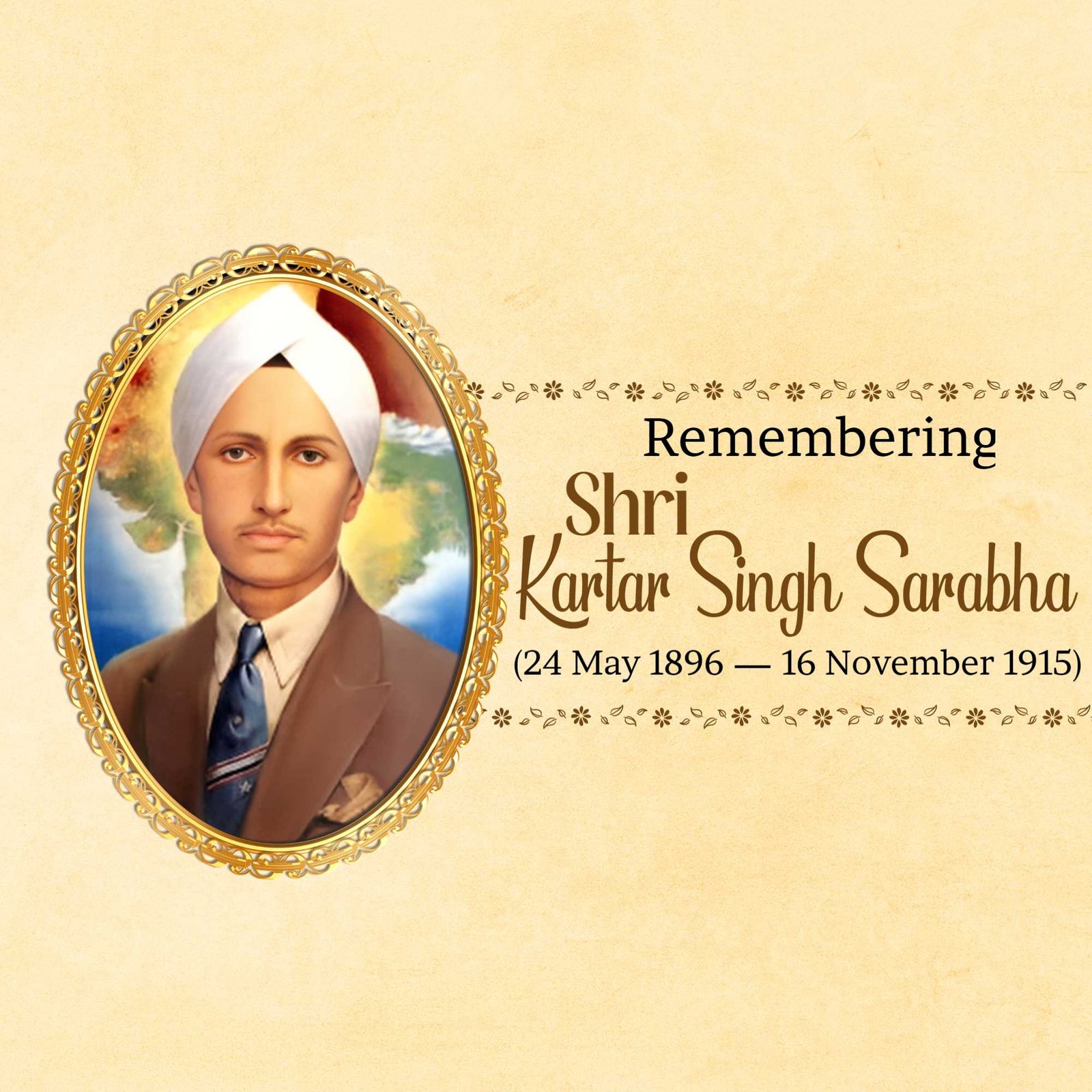 Kartar Singh Sarabha Jayanti poster 26