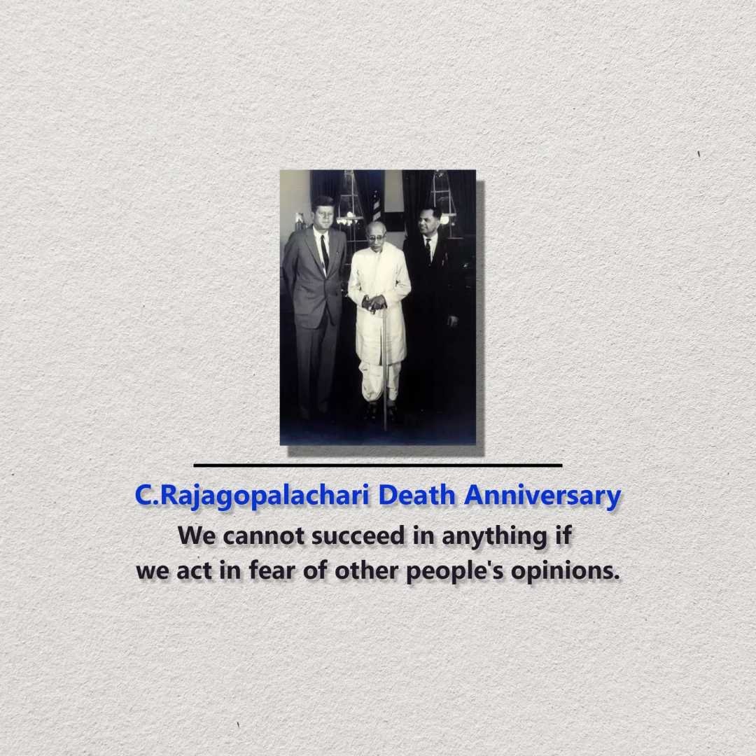 C.rjagopalachari Death Anniversary पोस्टर 21