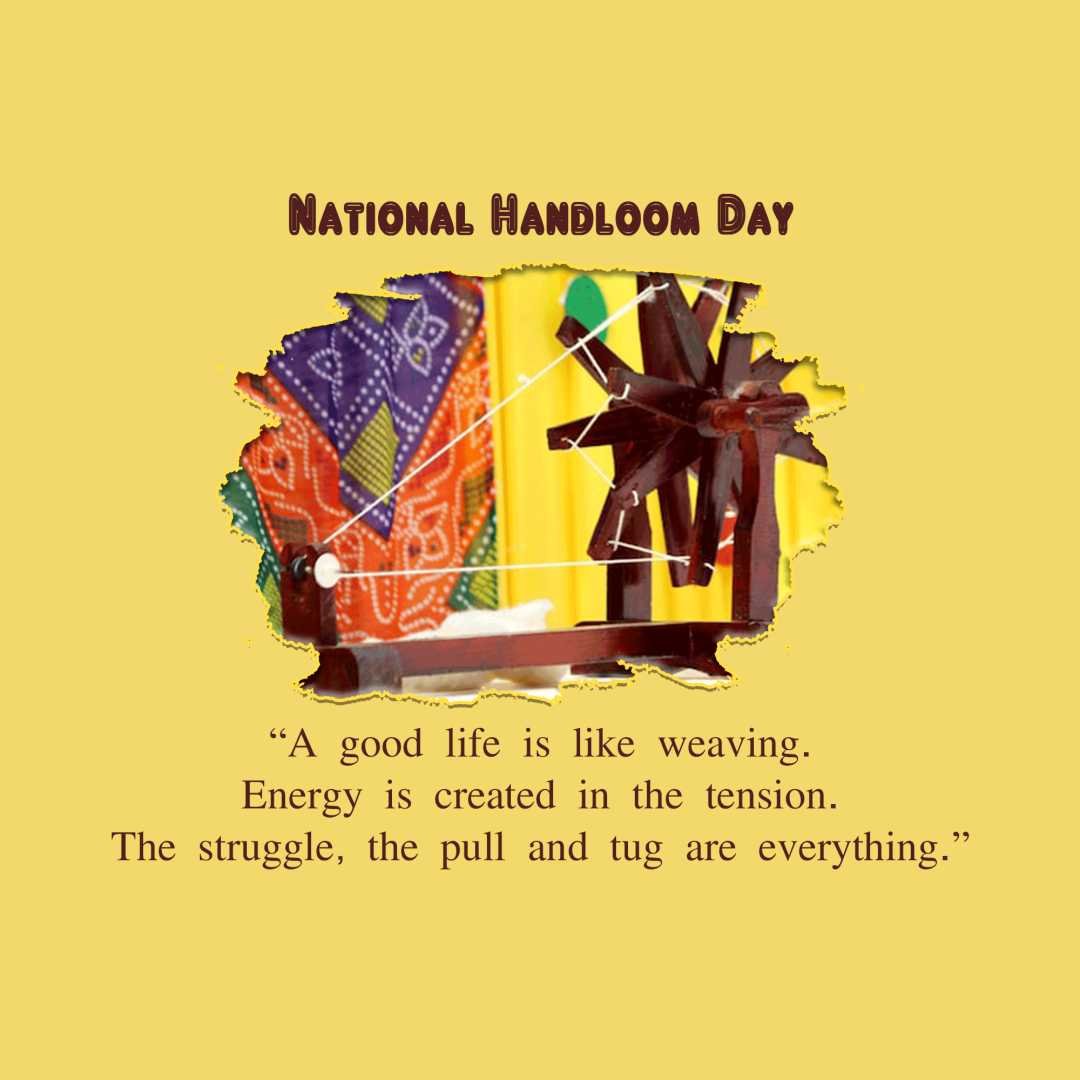 National Handloom Day poster 78