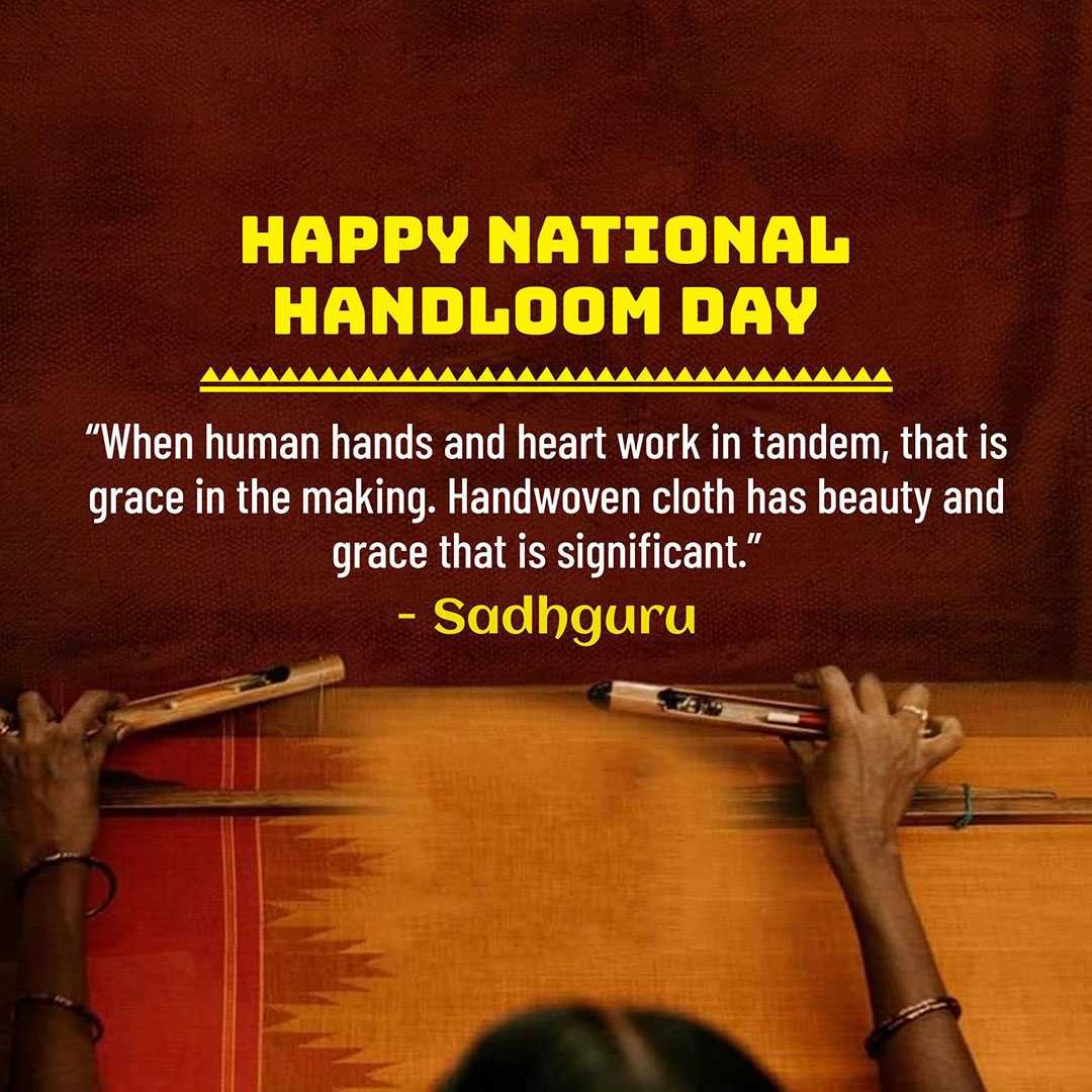 National Handloom Day poster 86