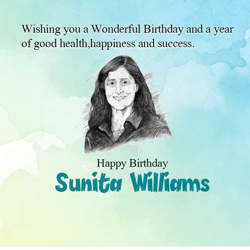 Sunita Williams Birthday poster 22