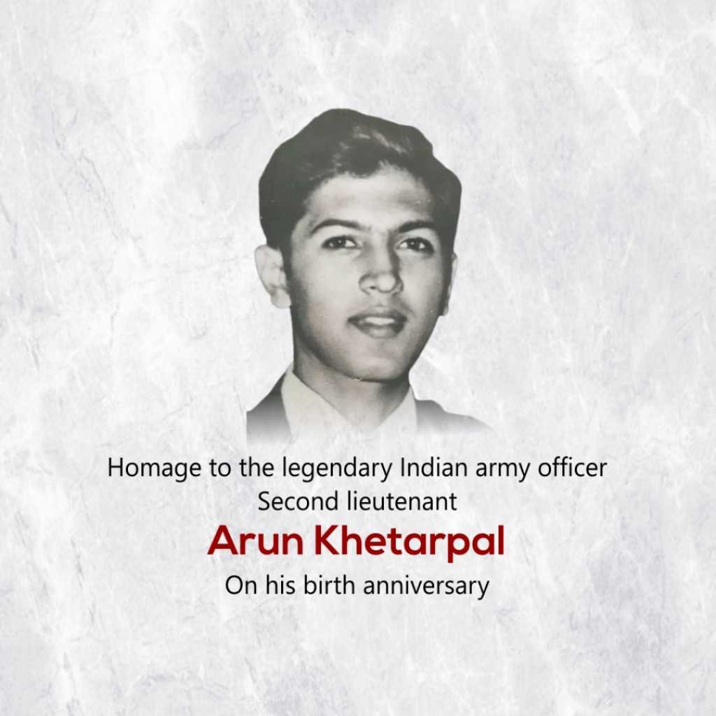 Arun Khetarpal Birth Anniversary