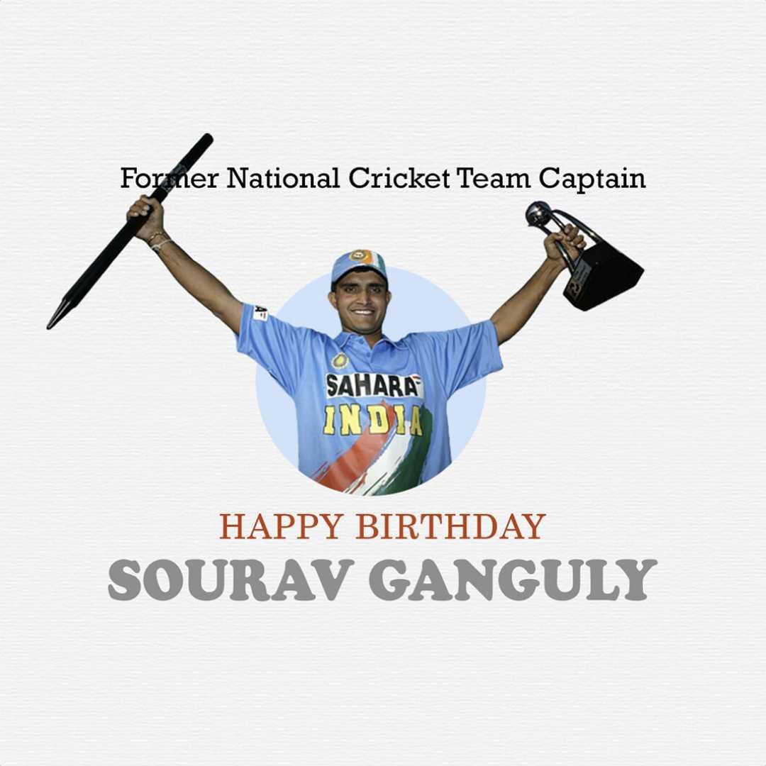 Sourav Ganguly Birthday poster 35
