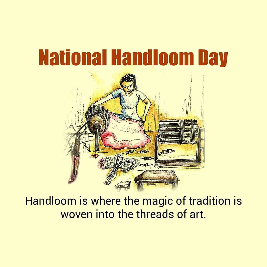 National Handloom Day poster 75