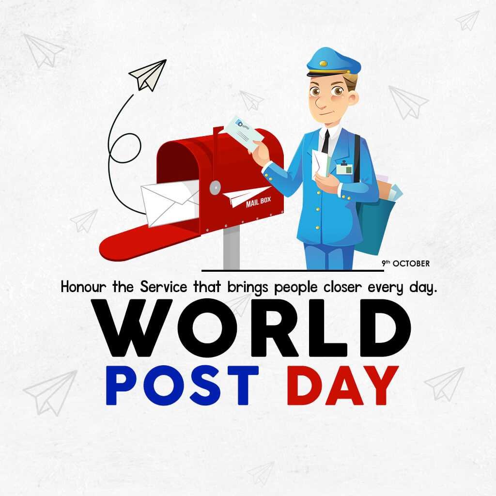 National Postal Day पोस्टर