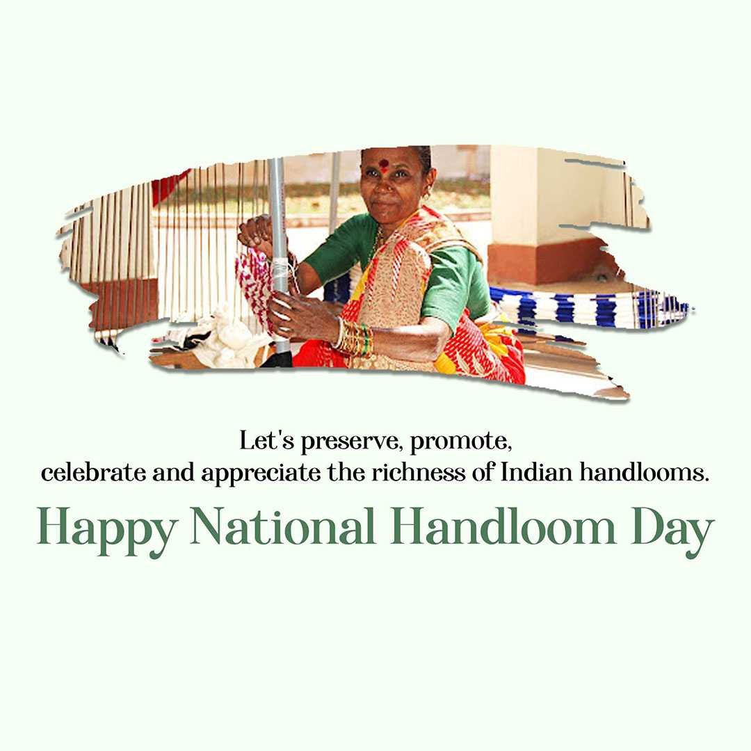 National Handloom Day poster 72