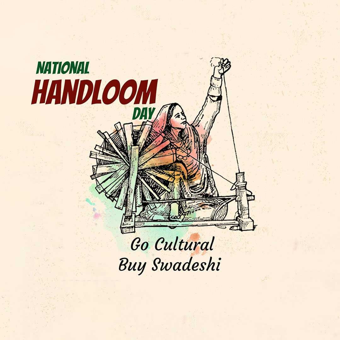 National Handloom Day poster 64