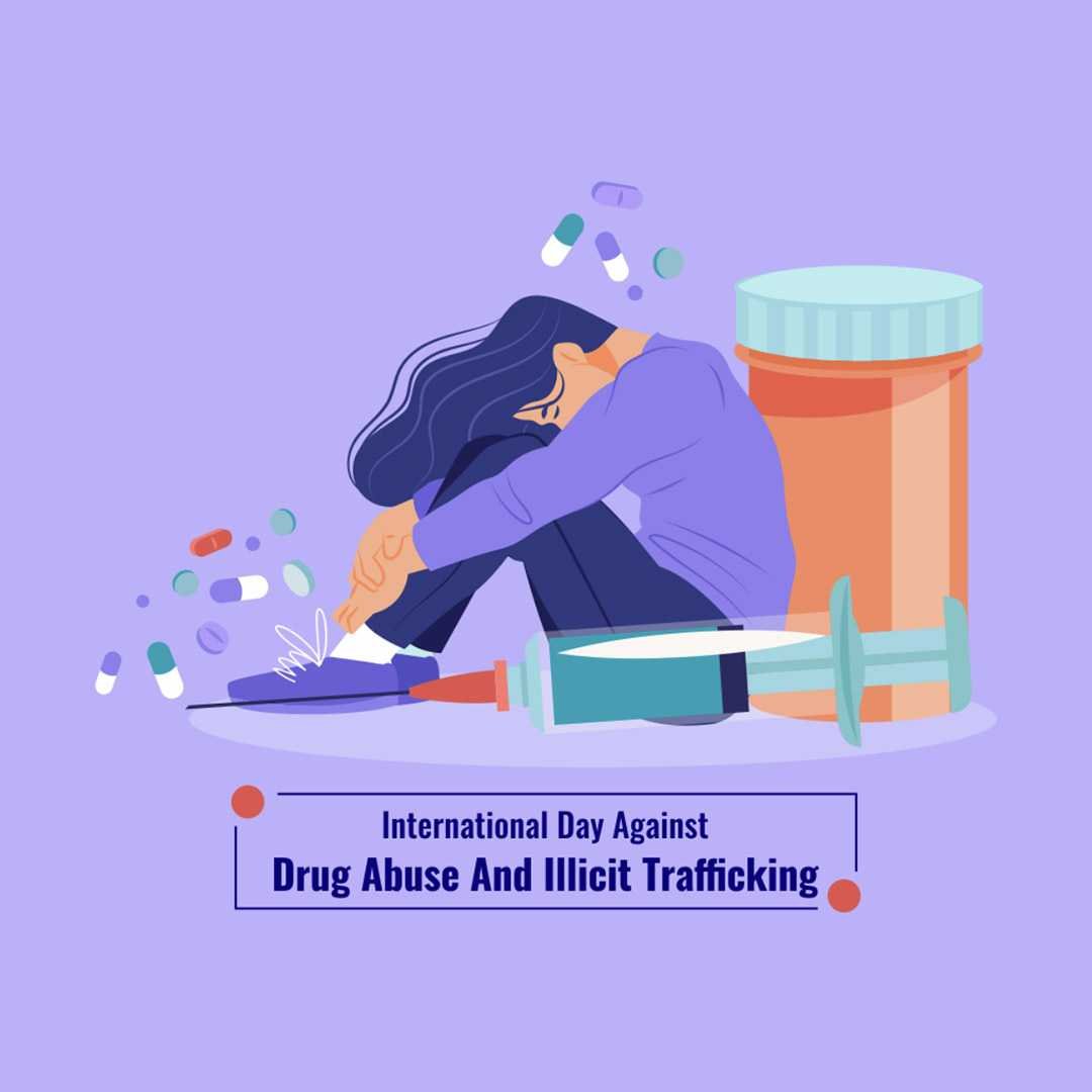 International Day Against Drug Abuse पोस्टर 98