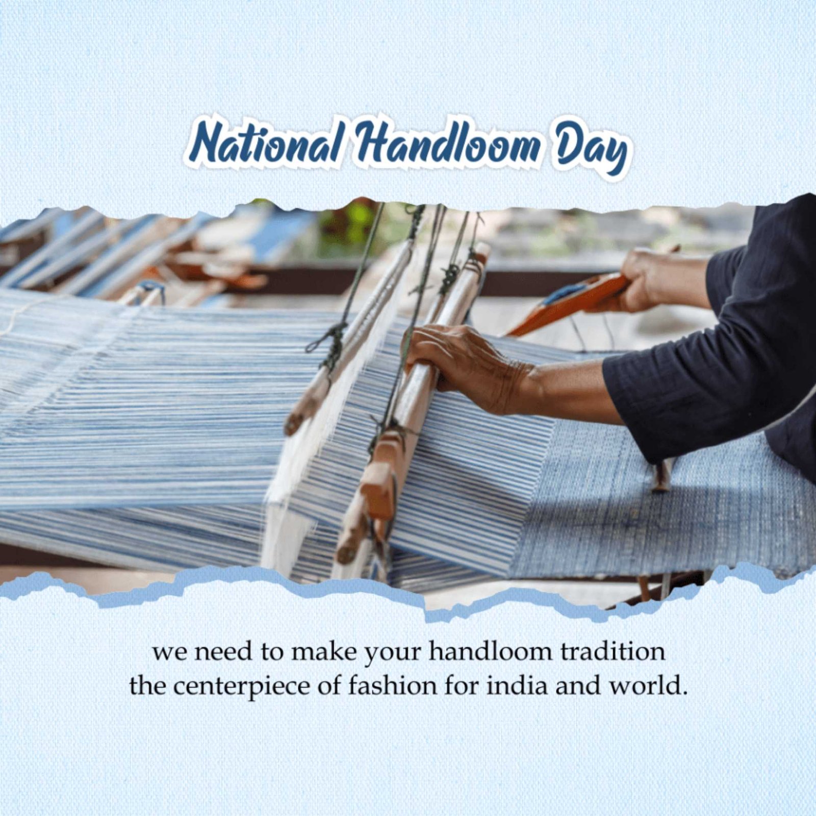 National Handloom Day poster 68