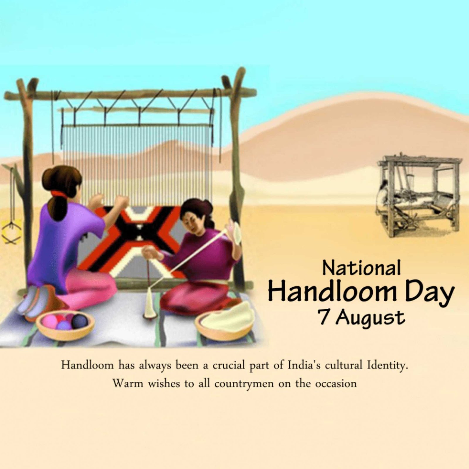 National Handloom Day poster 74