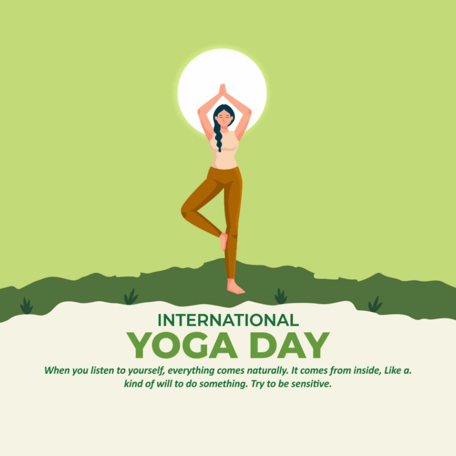 International Yoga Day पोस्टर 145