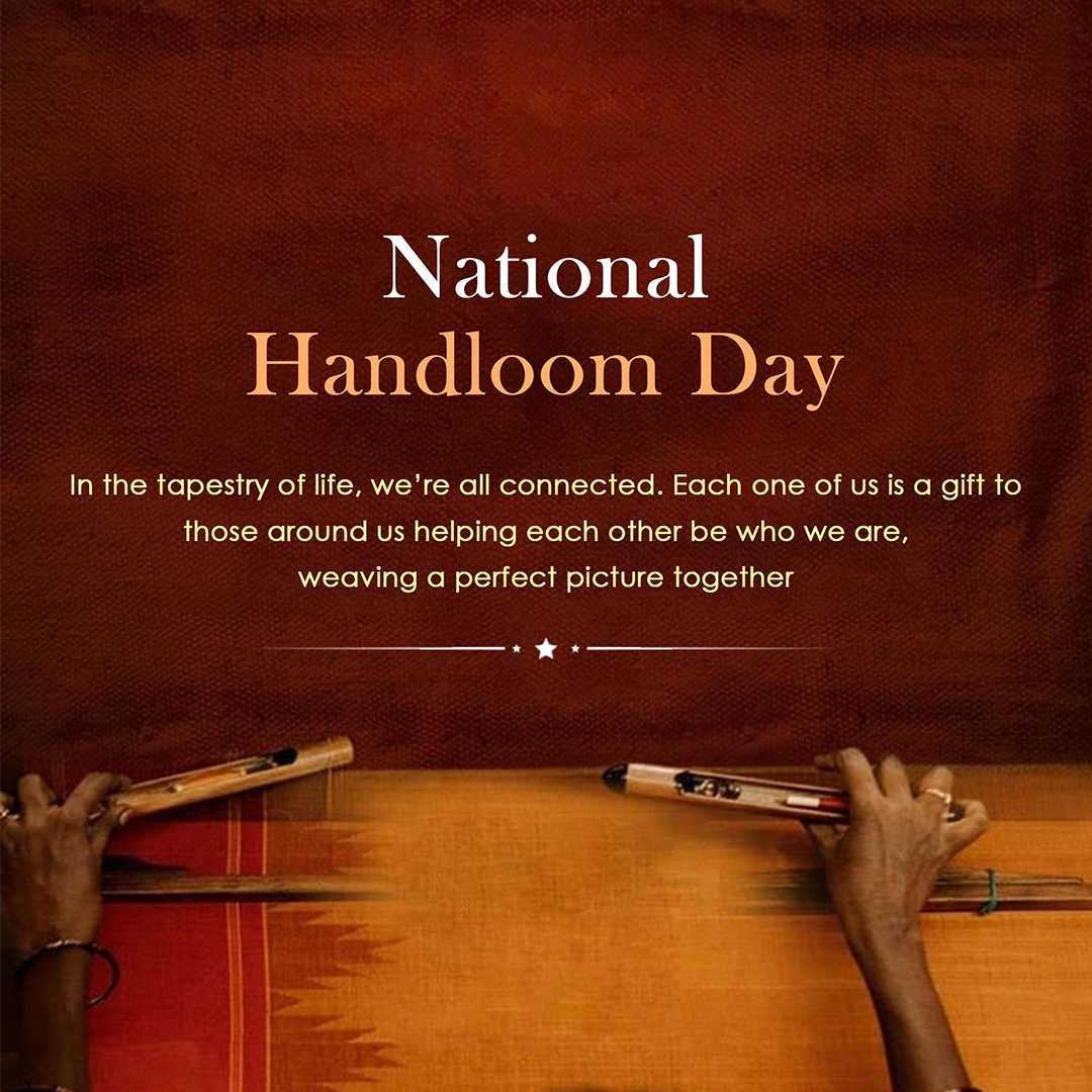 National Handloom Day poster 83