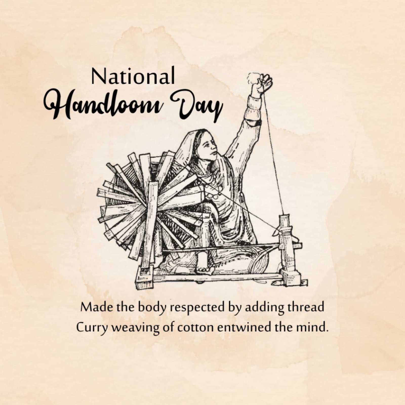 National Handloom Day poster 79
