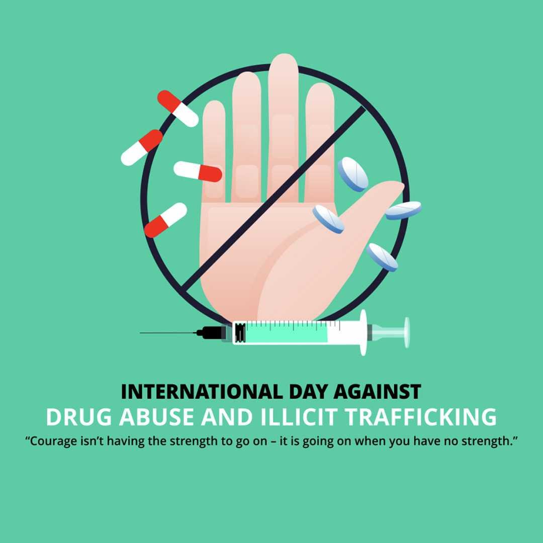 International Day Against Drug Abuse पोस्टर 97