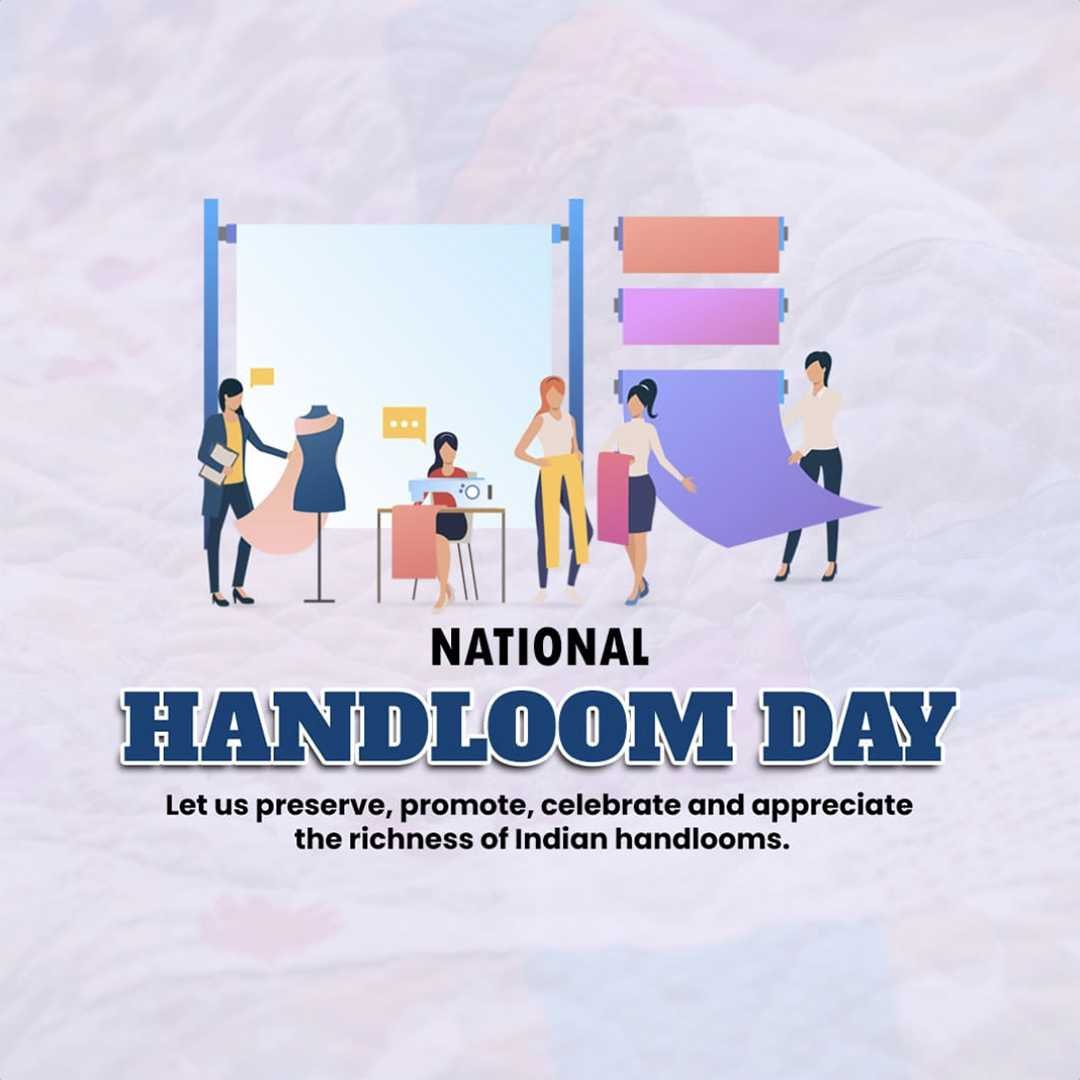 National Handloom Day poster 73